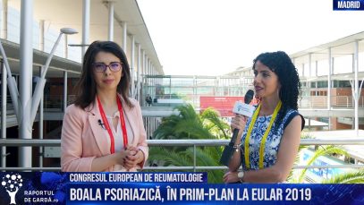 #EULAR2019. Dr. Bianca Cucoș și Dr. Doinița Oprea: Boala psoriazică, în prim-plan la congres