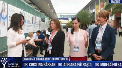 #EADV2019. Dr. Cristina Bârsan, Dr. Adriana Pătrașcu și Dr. Mirela Folea, despre boala psoriazică